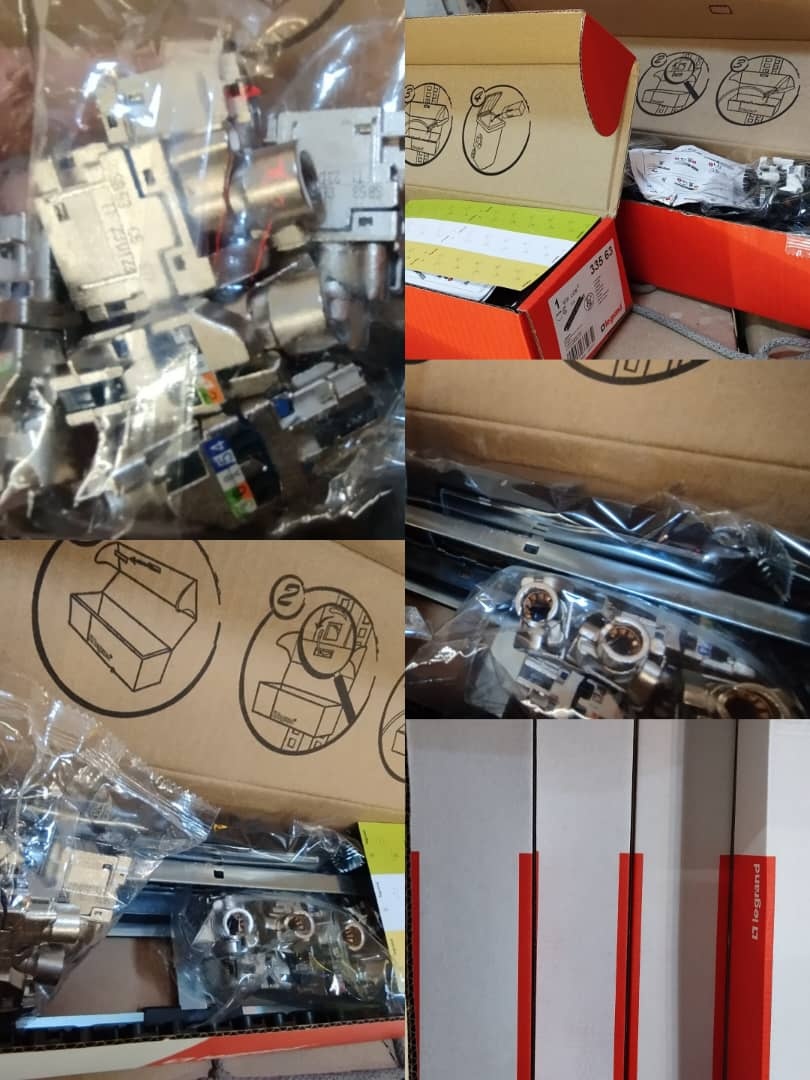 پتچ پنل لگراند وارداتی 24 پورت شیلدوفویل patch panel SFTP24 port Legrand